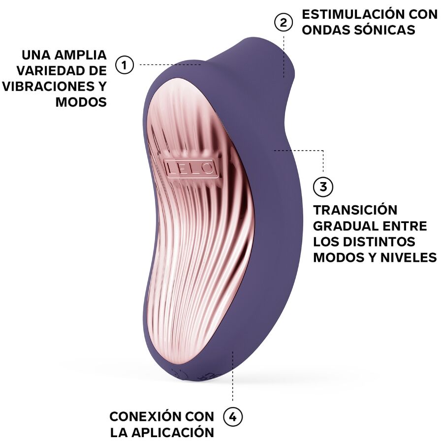 LELO - MASAJEADOR SÓNICO DE CLÍTORIS 4 LELO - MASAJEADOR SÓNICO DE CLÍTORIS - Imagen 4