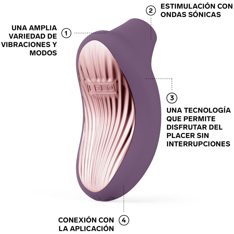 LELO - MASAJEADOR SÓNICO DE CLÍTORIS 5 LELO - MASAJEADOR SÓNICO DE CLÍTORIS - Imagen 5