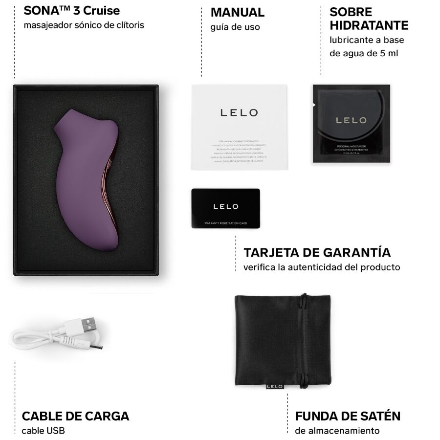 LELO - MASAJEADOR SÓNICO DE CLÍTORIS 3 LELO - MASAJEADOR SÓNICO DE CLÍTORIS - Imagen 3