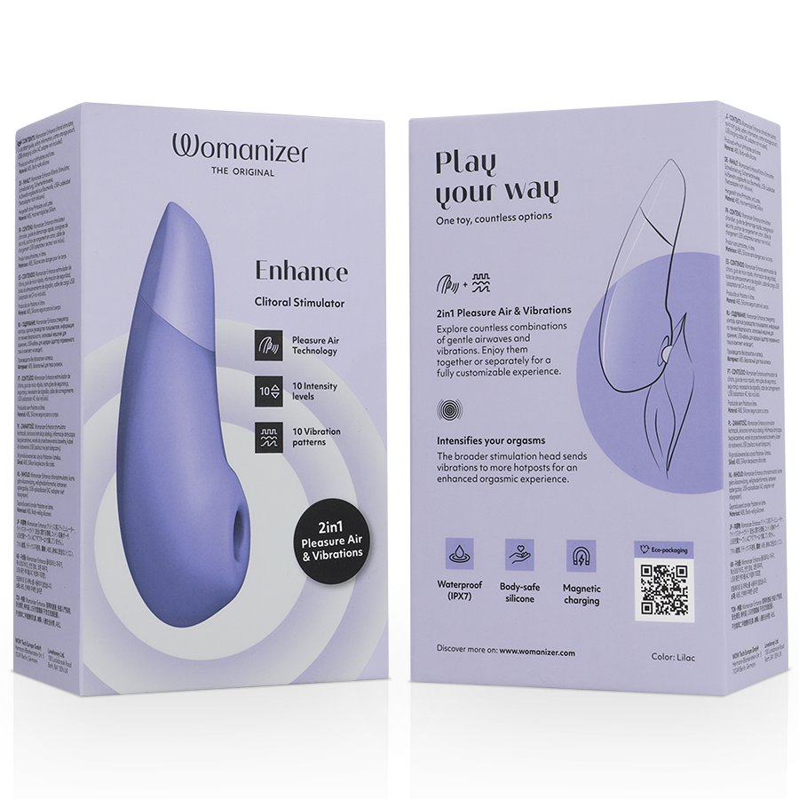 WOMANIZER - ENHANCE ESTIMULADOR DE CLITORÍS LILA 5 WOMANIZER - ENHANCE ESTIMULADOR DE CLITORÍS LILA - Imagen 5