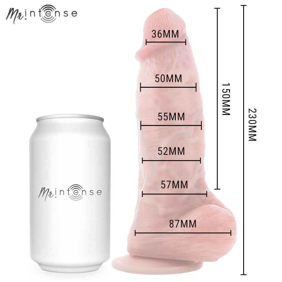 MR INTENSE - MEDIUM SPENCER DILDO SILICONA 23 CM -Ø- 5.7 CM 2 MR INTENSE - MEDIUM SPENCER DILDO SILICONA 23 CM -Ø- 5.7 CM - Imagen 2