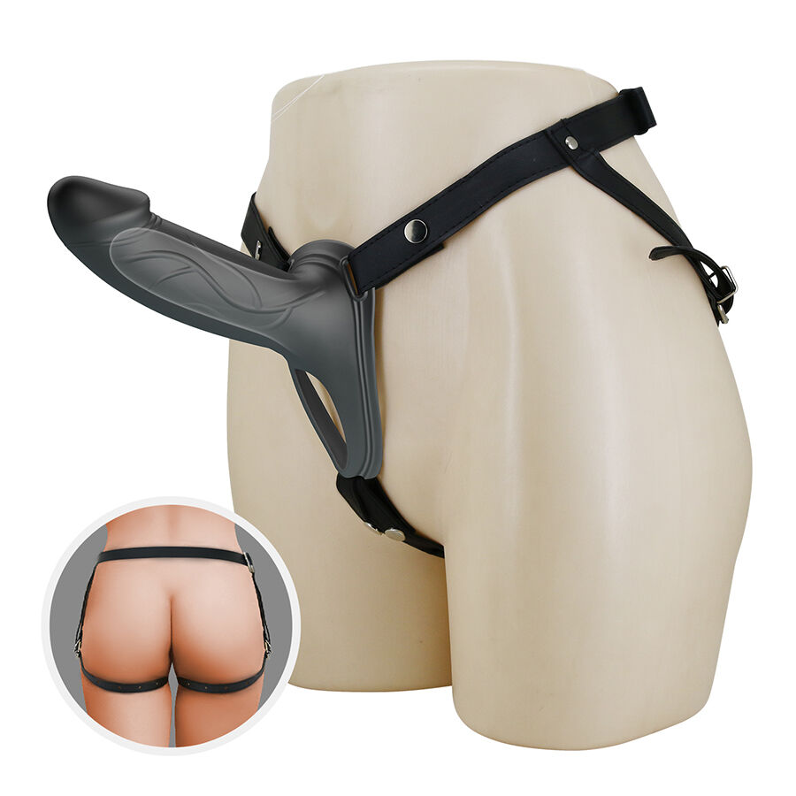 PRETTY LOVE - LANDON STRAP-ON CON VIBRACIÓN NEGRO 7 PRETTY LOVE - LANDON STRAP-ON CON VIBRACIÓN NEGRO - Imagen 7
