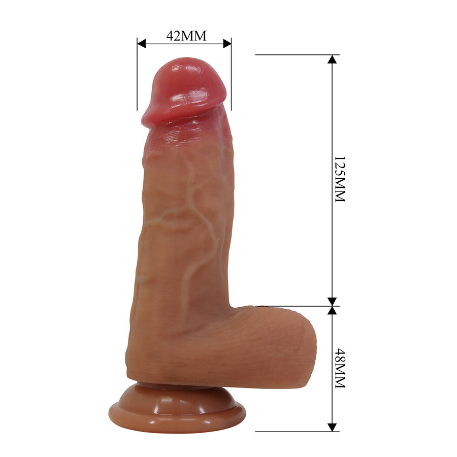 PRETTY LOVE - CURTIS DILDO REALÍSTICO CON VENTOSA 17.3 CM -Ø- 4.2 CM 5 PRETTY LOVE - CURTIS DILDO REALÍSTICO CON VENTOSA 17.3 CM -Ø- 4.2 CM - Imagen 5