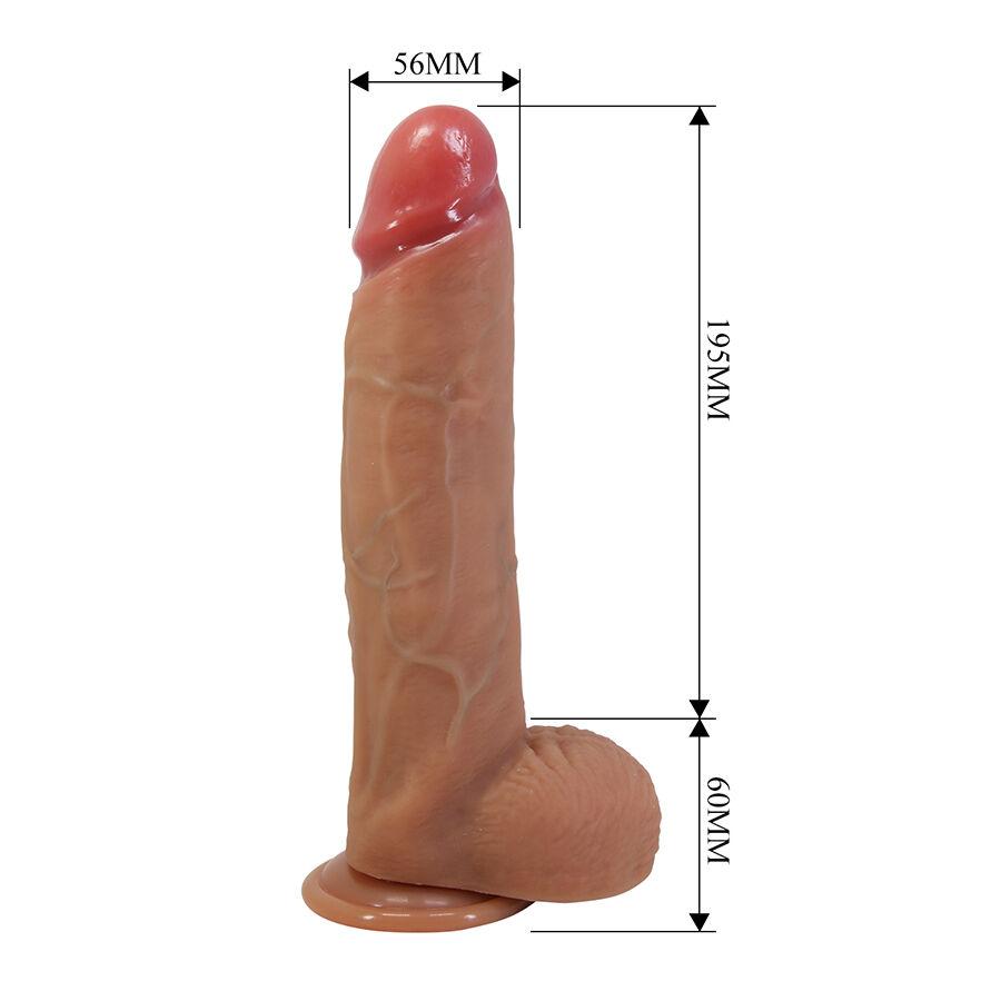 PRETTY LOVE - MENDEL DILDO REALÍSTICO CON VENTOSA 25.5 CM -Ø- 5.6 CM 7 PRETTY LOVE - MENDEL DILDO REALÍSTICO CON VENTOSA 25.5 CM -Ø- 5.6 CM - Imagen 7