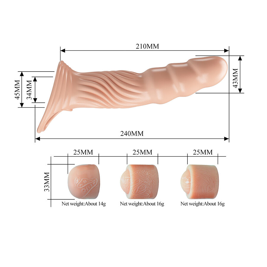 PRETTY LOVE - FUNDA PARA PENE TEXTURIZADA CON EXTENSORES 4 PRETTY LOVE - FUNDA PARA PENE TEXTURIZADA CON EXTENSORES - Imagen 4