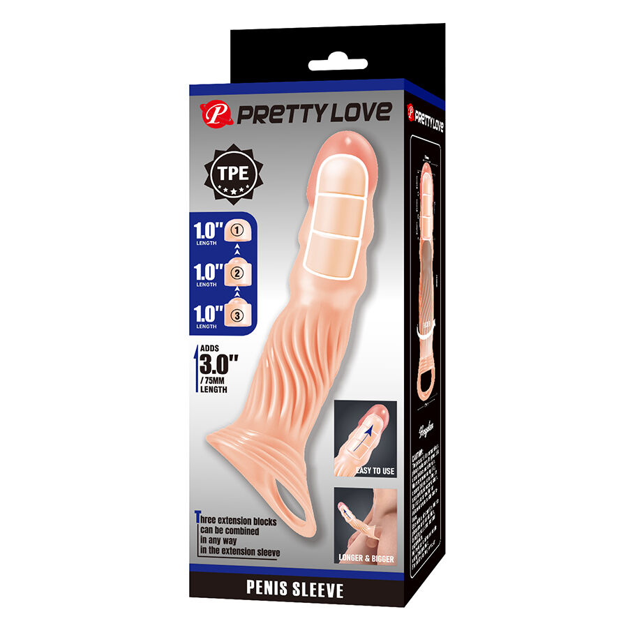 PRETTY LOVE - FUNDA PARA PENE TEXTURIZADA CON EXTENSORES 5 PRETTY LOVE - FUNDA PARA PENE TEXTURIZADA CON EXTENSORES - Imagen 5