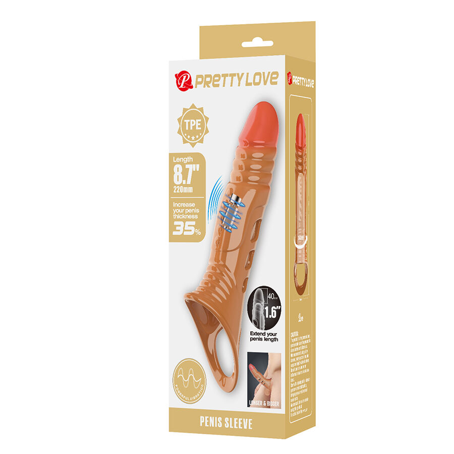 PRETTY LOVE - FUNDA PARA PENE CON VIBRACIÓN 5 PRETTY LOVE - FUNDA PARA PENE CON VIBRACIÓN - Imagen 5