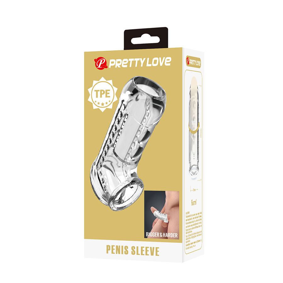 PRETTY LOVE - FUNDA PARA PENE TEXTURIZADA TRANSPARENTE 8 PRETTY LOVE - FUNDA PARA PENE TEXTURIZADA TRANSPARENTE - Imagen 8