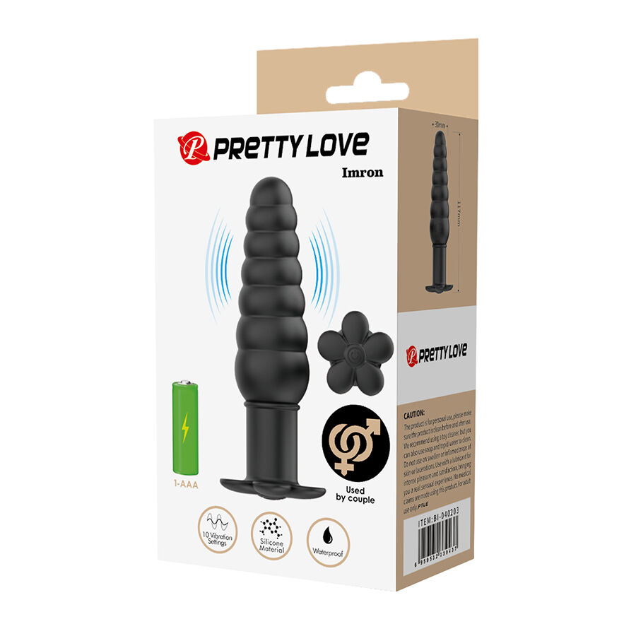 PRETTY LOVE - IMRON PLUG ANAL CON VIBRACIÓN 7 PRETTY LOVE - IMRON PLUG ANAL CON VIBRACIÓN - Imagen 7