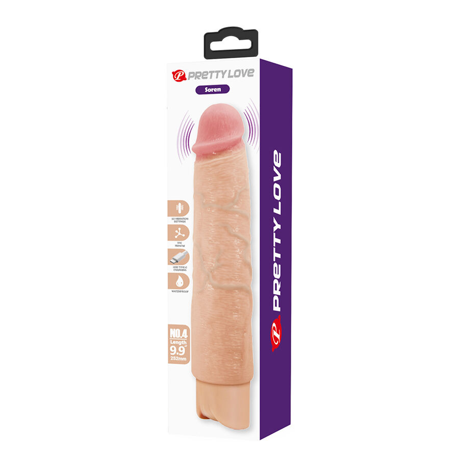 PRETTY LOVE - SOREN VIBRADOR REALÍSTICO FLEXIBLE 9 PRETTY LOVE - SOREN VIBRADOR REALÍSTICO FLEXIBLE - Imagen 9