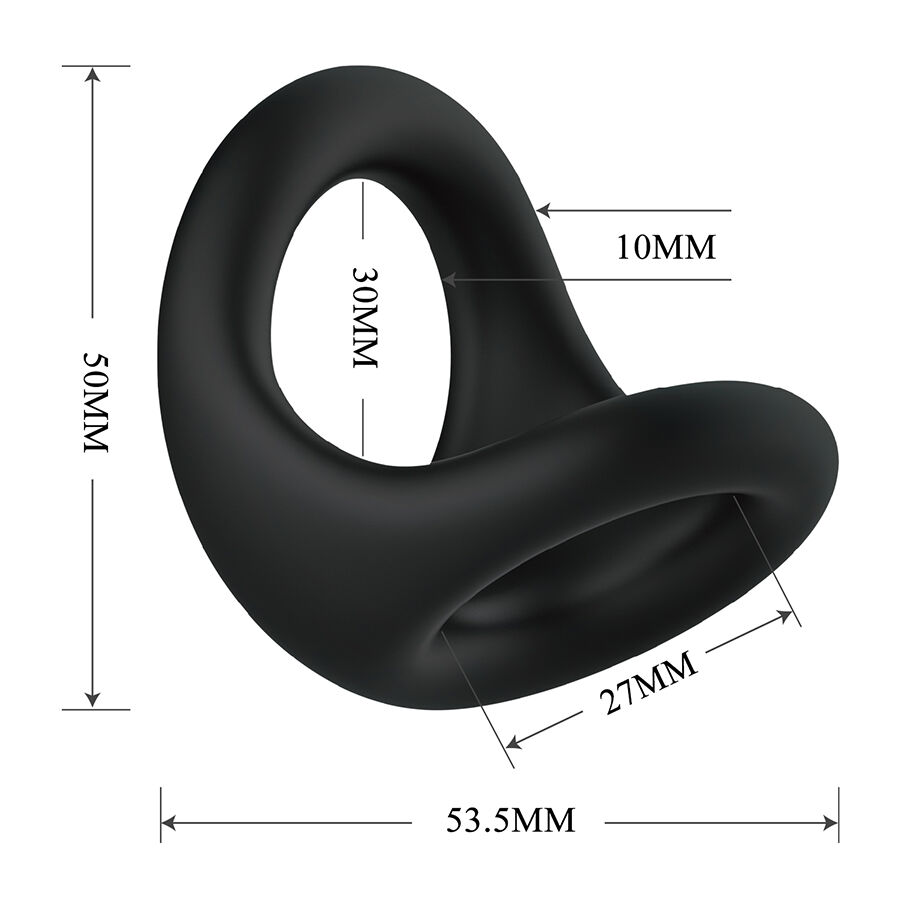 CRAZY BULL - NESTOR ANILLO ERGONÓMICO PARA PENE Y TESTÍCULOS 6 CRAZY BULL - NESTOR ANILLO ERGONÓMICO PARA PENE Y TESTÍCULOS - Imagen 6