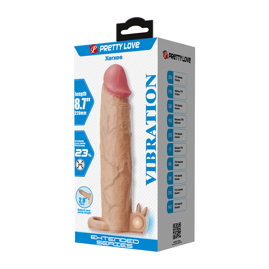PRETTY LOVE - XERXES FUNDA PARA PENE CON ESTIMULADOR DE CLÍTORIS Y VIBRACIÓN 5 PRETTY LOVE - XERXES FUNDA PARA PENE CON ESTIMULADOR DE CLÍTORIS Y VIBRACIÓN - Imagen 5