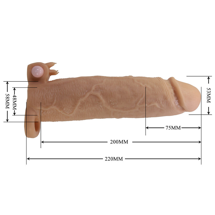 PRETTY LOVE - XERXES FUNDA PARA PENE CON ESTIMULADOR DE CLÍTORIS Y VIBRACIÓN 6 PRETTY LOVE - XERXES FUNDA PARA PENE CON ESTIMULADOR DE CLÍTORIS Y VIBRACIÓN - Imagen 6