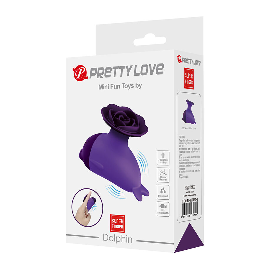 PRETTY LOVE - DOLPHIN MINI VIBRADOR CON SUJECIÓN 7 PRETTY LOVE - DOLPHIN MINI VIBRADOR CON SUJECIÓN - Imagen 7