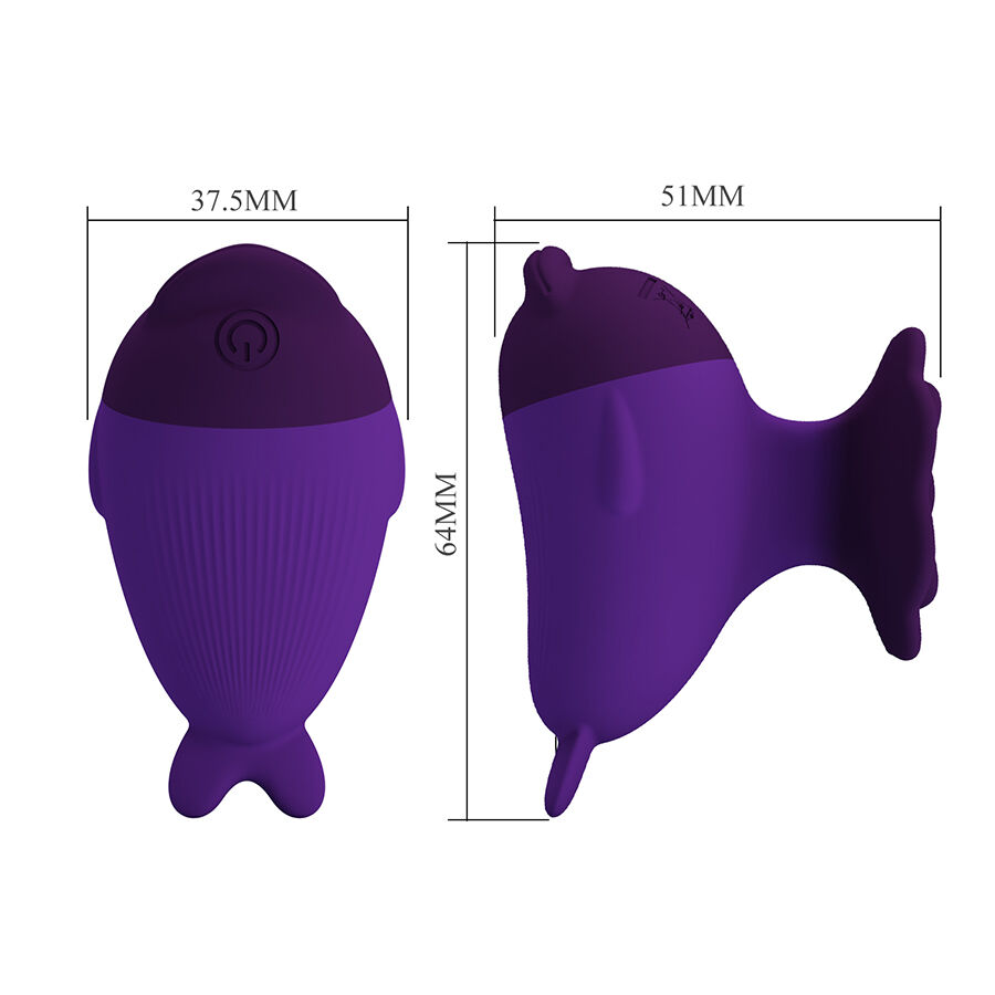 PRETTY LOVE - DOLPHIN MINI VIBRADOR CON SUJECIÓN 8 PRETTY LOVE - DOLPHIN MINI VIBRADOR CON SUJECIÓN - Imagen 8