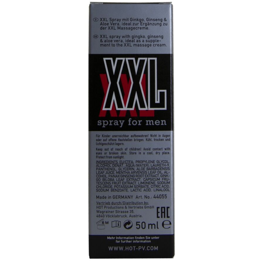HOT - SPRAY XXL PARA HOMBRE 50 ML 5 HOT - SPRAY XXL PARA HOMBRE 50 ML - Imagen 5
