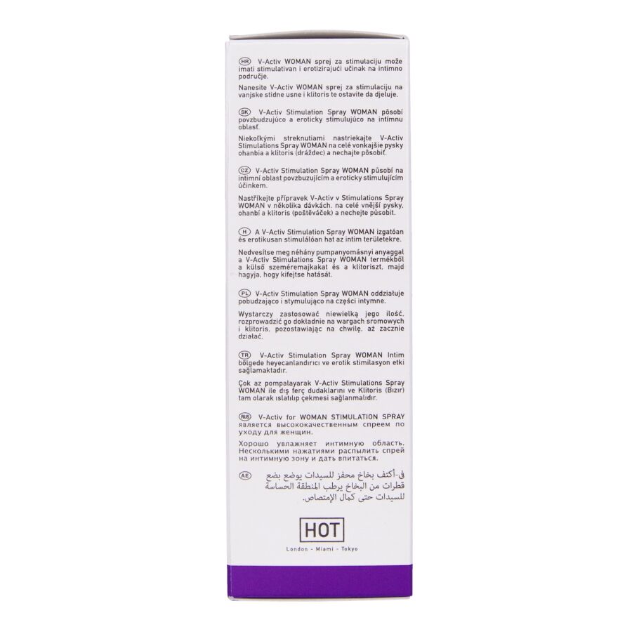 HOT - V-ACTIV SPRAY ESTIMULANTE PARA MUJER 50 ML 8 HOT - V-ACTIV SPRAY ESTIMULANTE PARA MUJER 50 ML - Imagen 8