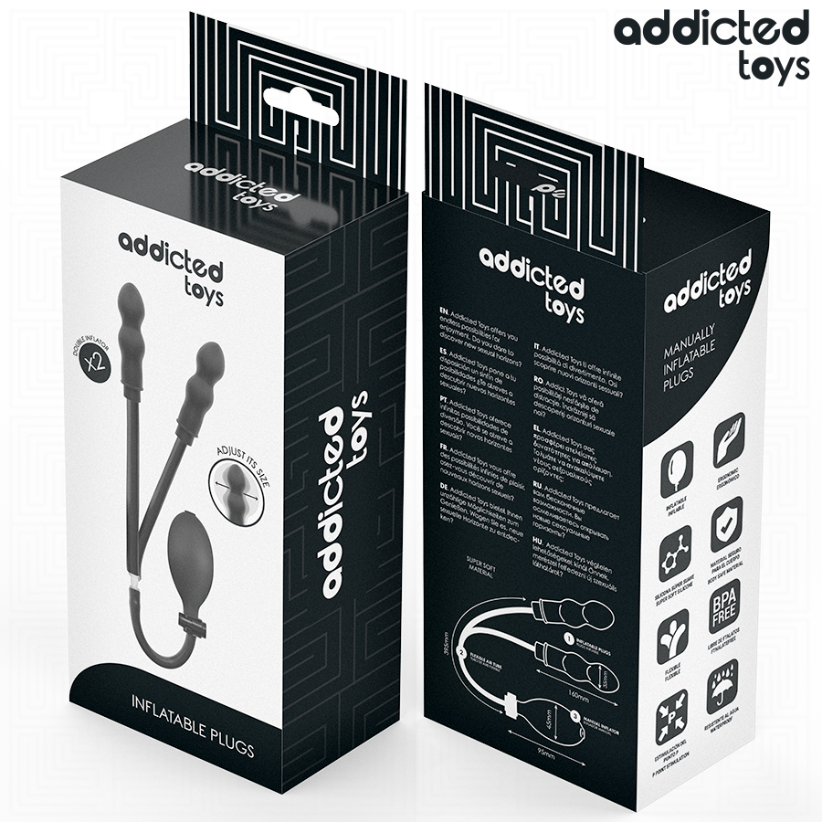 ADDICTED TOYS - PLUG ANAL DOBLE INFLABLE MODELO 1 7 ADDICTED TOYS - PLUG ANAL DOBLE INFLABLE MODELO 1 - Imagen 7