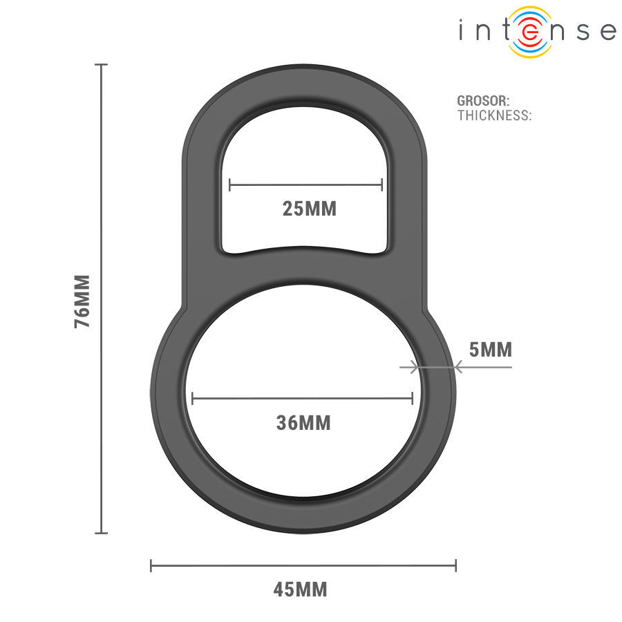INTENSE - CONLETH ANILLO DOBLE AJUSTABLE MODELO 3 6 INTENSE - CONLETH ANILLO DOBLE AJUSTABLE MODELO 3 - Imagen 6