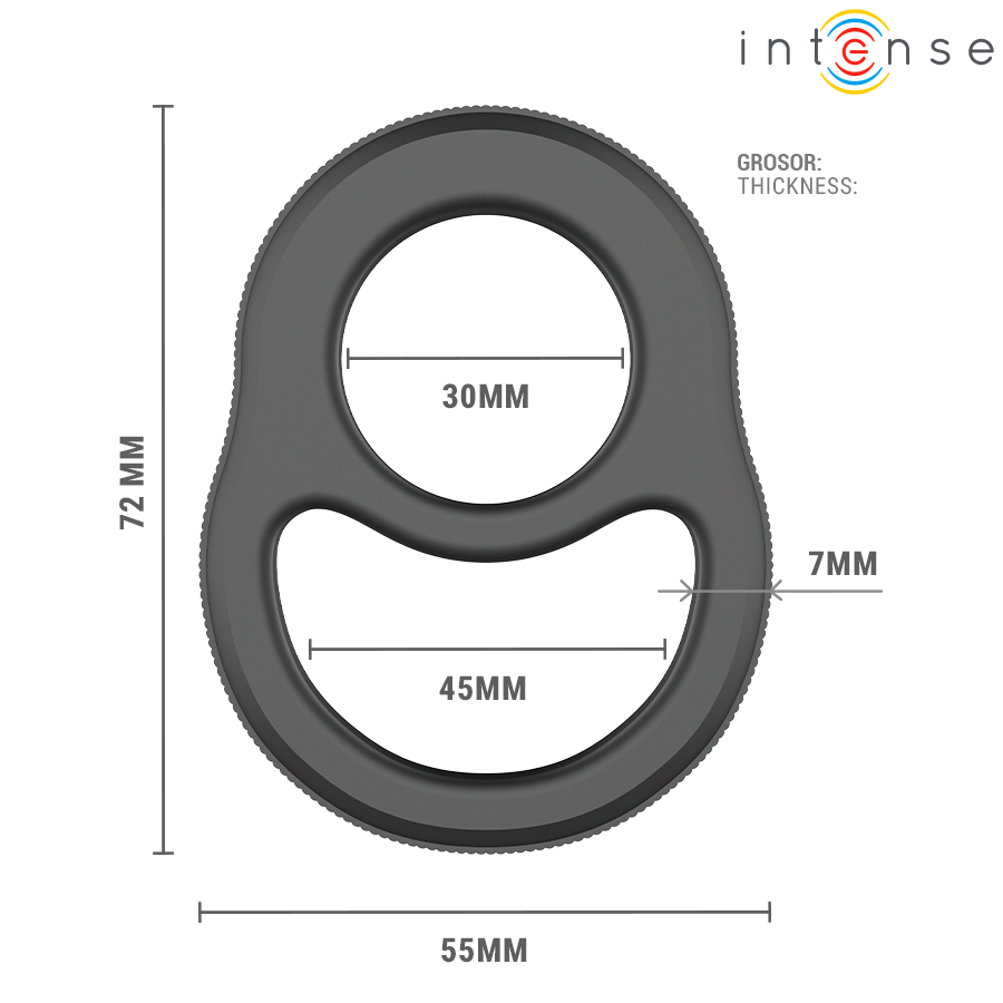 INTENSE - RICHARD ANILLO DOBLE AJUSTABLE MODELO 1 6 INTENSE - RICHARD ANILLO DOBLE AJUSTABLE MODELO 1 - Imagen 6
