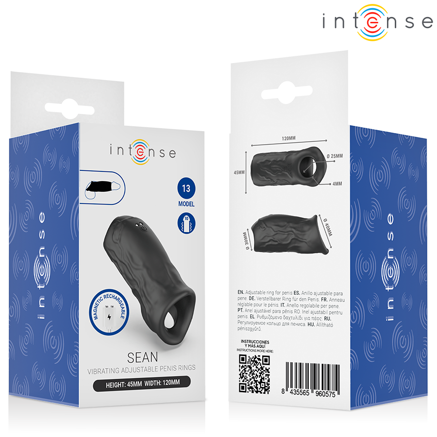 INTENSE - SEAN ANILLO VIBRADOR AJUSTABLE MODELO 13 7 INTENSE - SEAN ANILLO VIBRADOR AJUSTABLE MODELO 13 - Imagen 7
