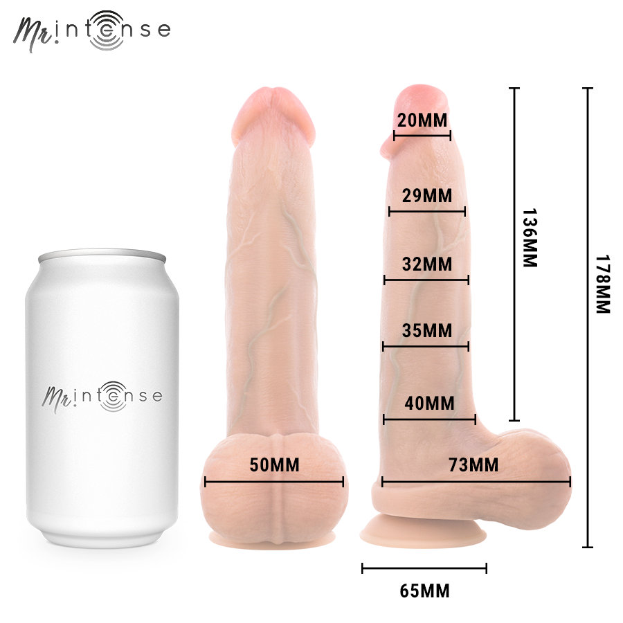 MR INTENSE - BRUCE S DILDO SILICONA 17.8 CM -Ø- 4 CM 5 MR INTENSE - BRUCE S DILDO SILICONA 17.8 CM -Ø- 4 CM - Imagen 5
