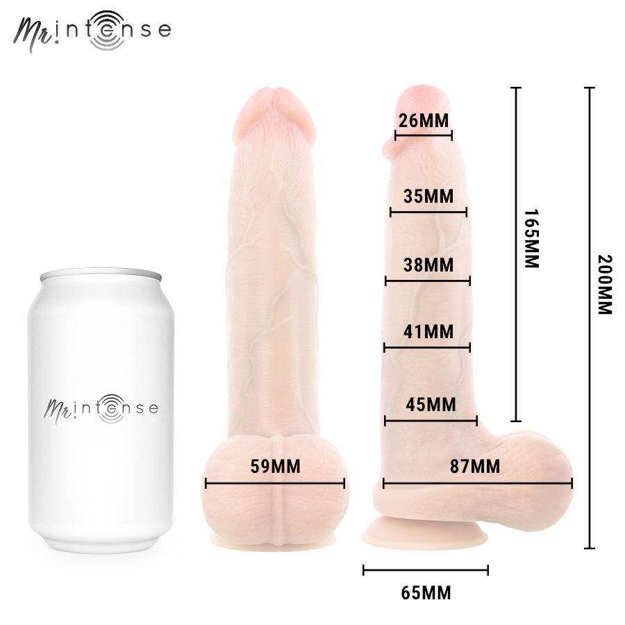 MR INTENSE - BRUCE M DILDO SILICONA 20 CM -Ø- 4.5 CM 5 MR INTENSE - BRUCE M DILDO SILICONA 20 CM -Ø- 4.5 CM - Imagen 5