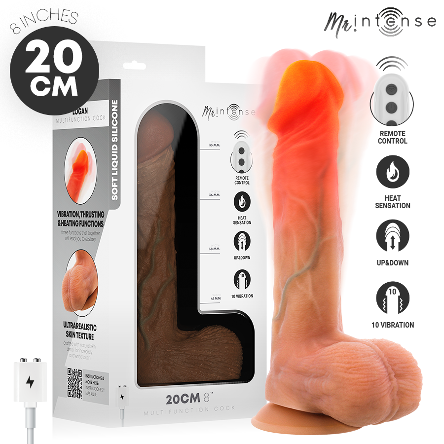MR INTENSE - LOGAN DILDO VIBRADOR CON EFECTO CALOR Y CONTROL REMOTO 20 CM -Ø- 4.1 CM 15 img 221660 989c692008e1dcca149b62574f44f995 1