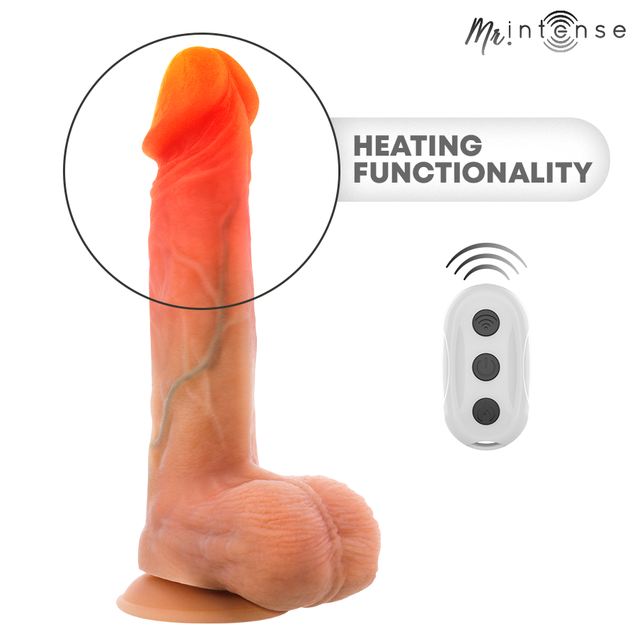 MR INTENSE - LOGAN DILDO VIBRADOR CON EFECTO CALOR Y CONTROL REMOTO 20 CM -Ø- 4.1 CM 7 MR INTENSE - LOGAN DILDO VIBRADOR CON EFECTO CALOR Y CONTROL REMOTO 20 CM -Ø- 4.1 CM - Imagen 7