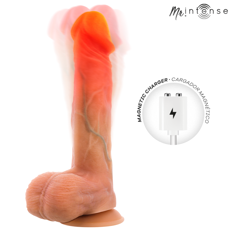 MR INTENSE - LOGAN DILDO VIBRADOR CON EFECTO CALOR Y CONTROL REMOTO 20 CM -Ø- 4.1 CM 11 MR INTENSE - LOGAN DILDO VIBRADOR CON EFECTO CALOR Y CONTROL REMOTO 20 CM -Ø- 4.1 CM - Imagen 11