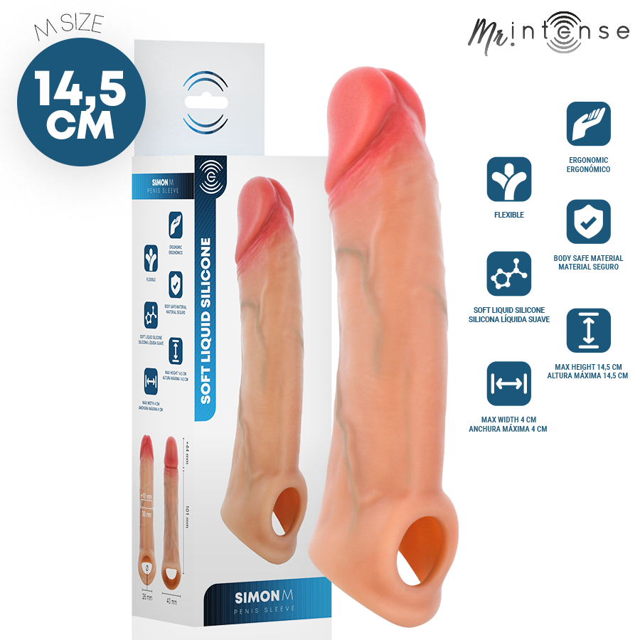 MR INTENSE - SIMON M FUNDA PARA EL PENE SILICONA 14.5 CM -Ø- 4 CM 18 img 221695 5f7b8f8077d16f95f9c05847ac4e8d0f 1
