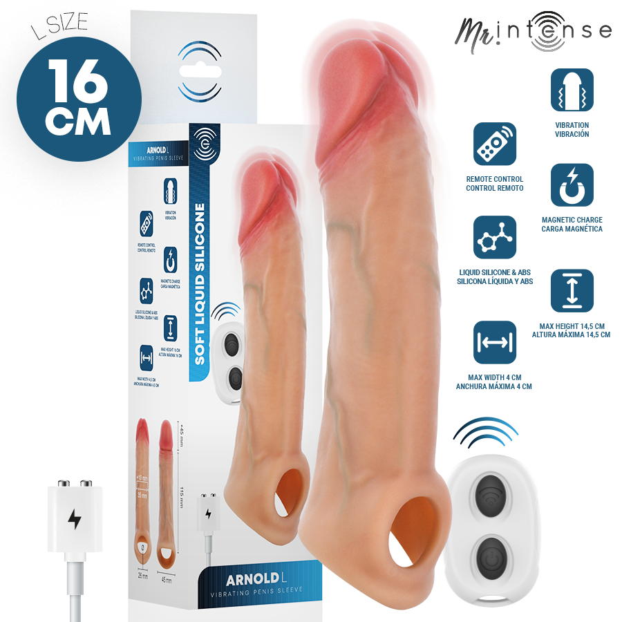 MR INTENSE - ARNOLD L VIBRADOR FUNDA PENE SILICONA CONTROL REMOTO 16 CM -Ø- 4.5 CM 10 img 221718 68f28776895fdbd3d25ad84a57c377c7 1