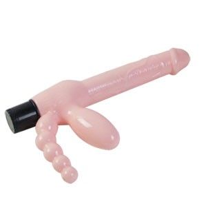 BAILE - ARNÉS SIN CUERDA TPR CON VIBRACIÓN Y ESTIMULACION ANAL 25.4 CM 3 BAILE - ARNÉS SIN CUERDA TPR CON VIBRACIÓN Y ESTIMULACION ANAL 25.4 CM - Imagen 3