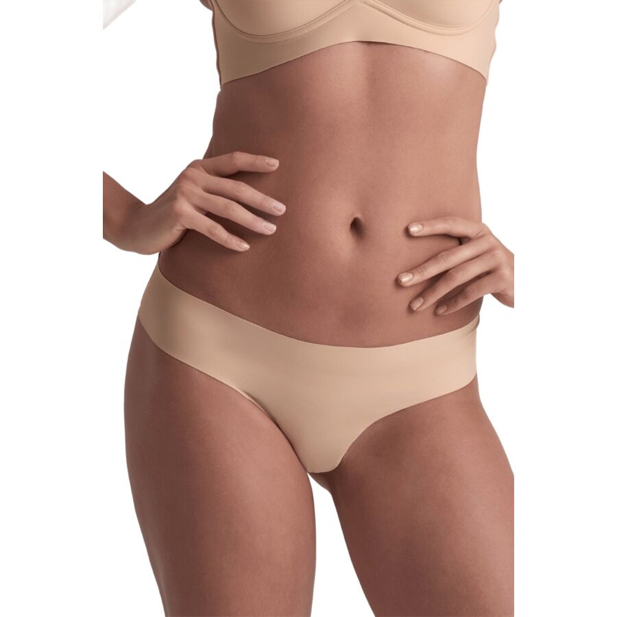 BYE-BRA - PACK 2 TANGAS INVISIBLES BEIGE Y NEGRO TALLA S 2 BYE-BRA - PACK 2 TANGAS INVISIBLES BEIGE Y NEGRO TALLA S - Imagen 2