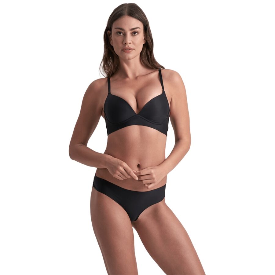 BYE-BRA - PACK 2 TANGAS INVISIBLES BEIGE Y NEGRO TALLA S 5 BYE-BRA - PACK 2 TANGAS INVISIBLES BEIGE Y NEGRO TALLA S - Imagen 5