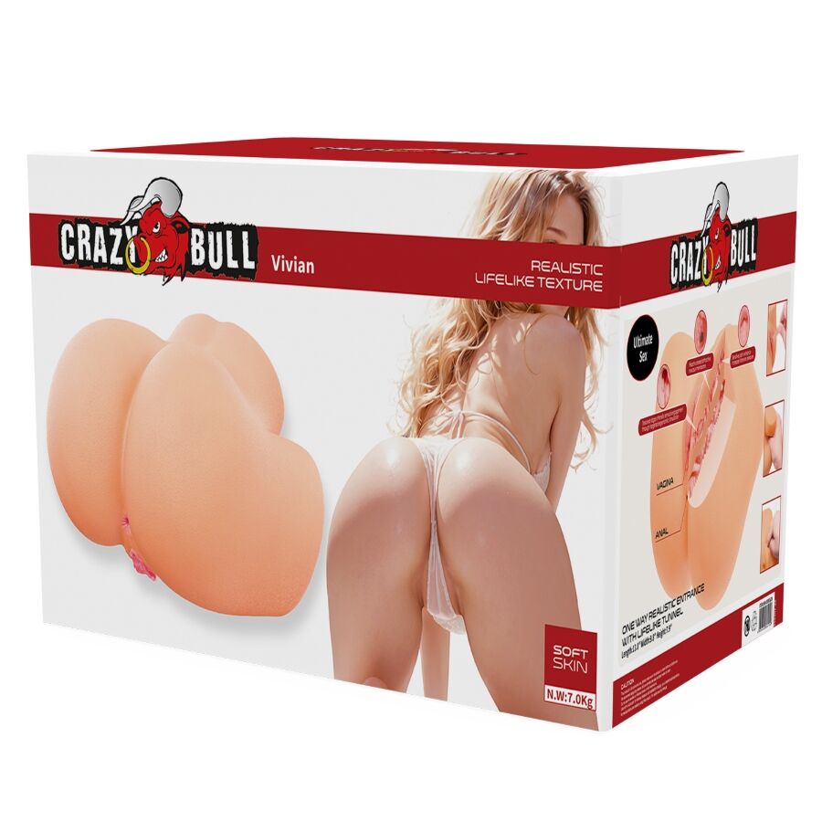 CRAZY BULL - VIVIAN TRASERO FEMENINO REALISTA VAGINA Y ANAL 7 KG 6 CRAZY BULL - VIVIAN TRASERO FEMENINO REALISTA VAGINA Y ANAL 7 KG - Imagen 6