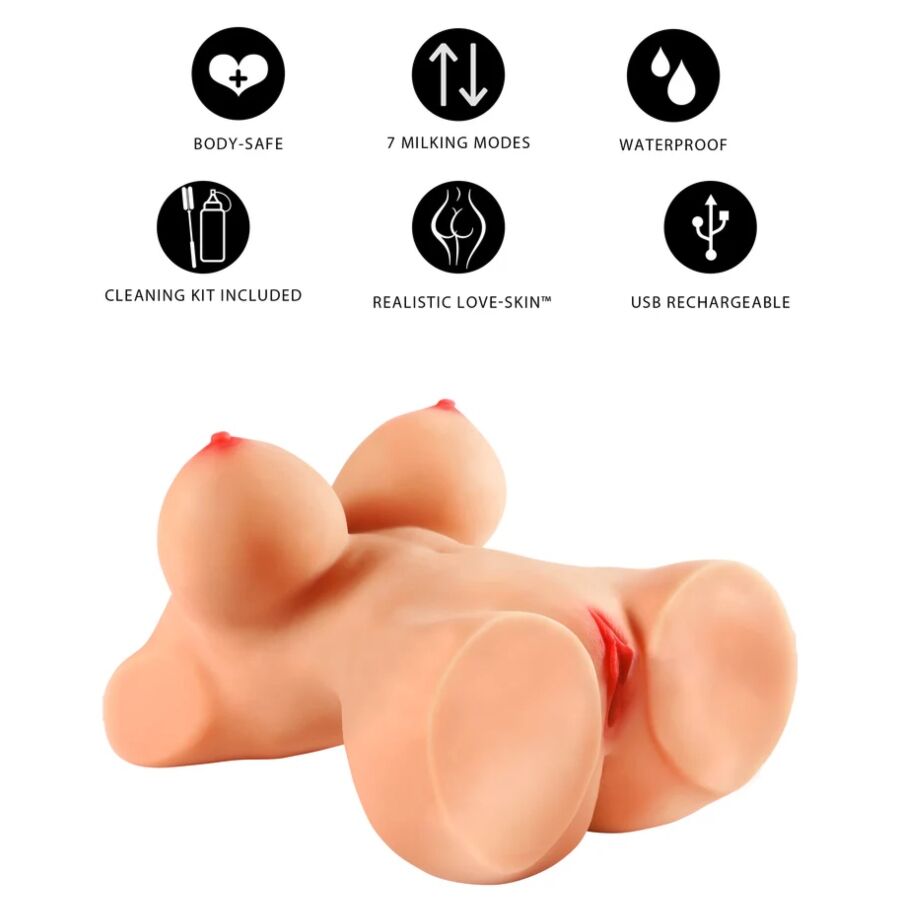 HIDDEN DESIRE - HORNY MILKING BITCH TORSO MASTURBADOR FEMENINO 10 KG 7 HIDDEN DESIRE - HORNY MILKING BITCH TORSO MASTURBADOR FEMENINO 10 KG - Imagen 7