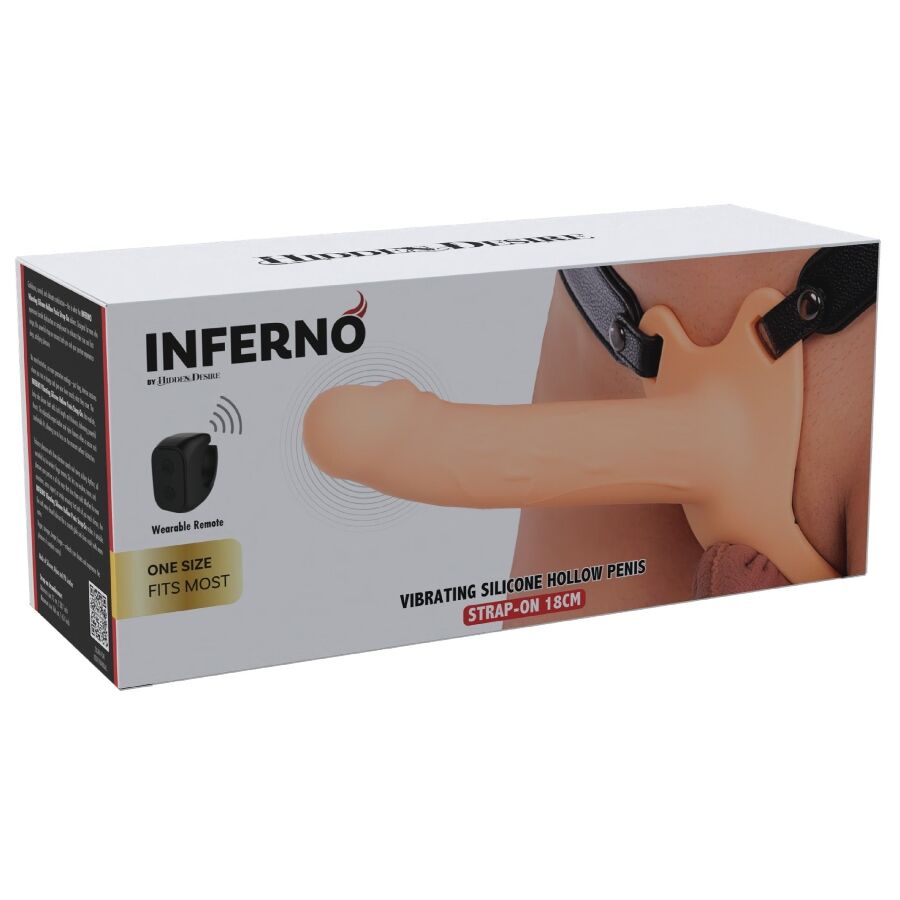 HIDDEN DESIRE - INFERNO STRAP-ON FUNDA PARA PENE CON VIBRACIÓN 18 CM 8 HIDDEN DESIRE - INFERNO STRAP-ON FUNDA PARA PENE CON VIBRACIÓN 18 CM - Imagen 8