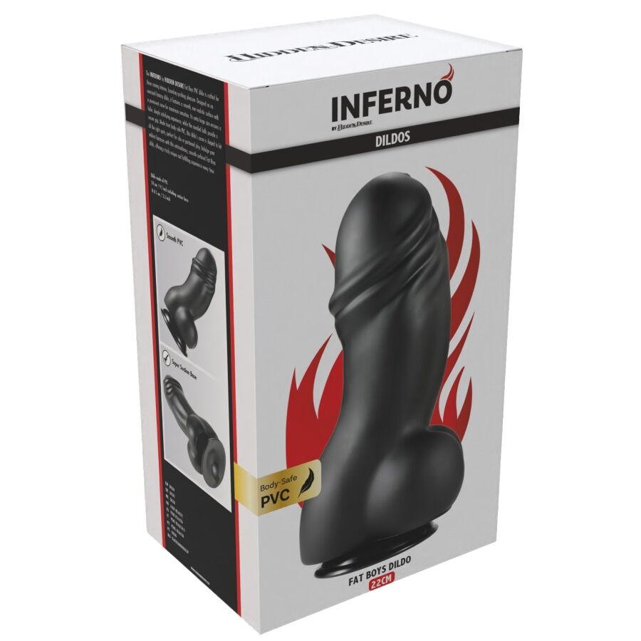HIDDEN DESIRE - INFERNO FAT BOYS DILDO 22 CM 7 HIDDEN DESIRE - INFERNO FAT BOYS DILDO 22 CM - Imagen 7