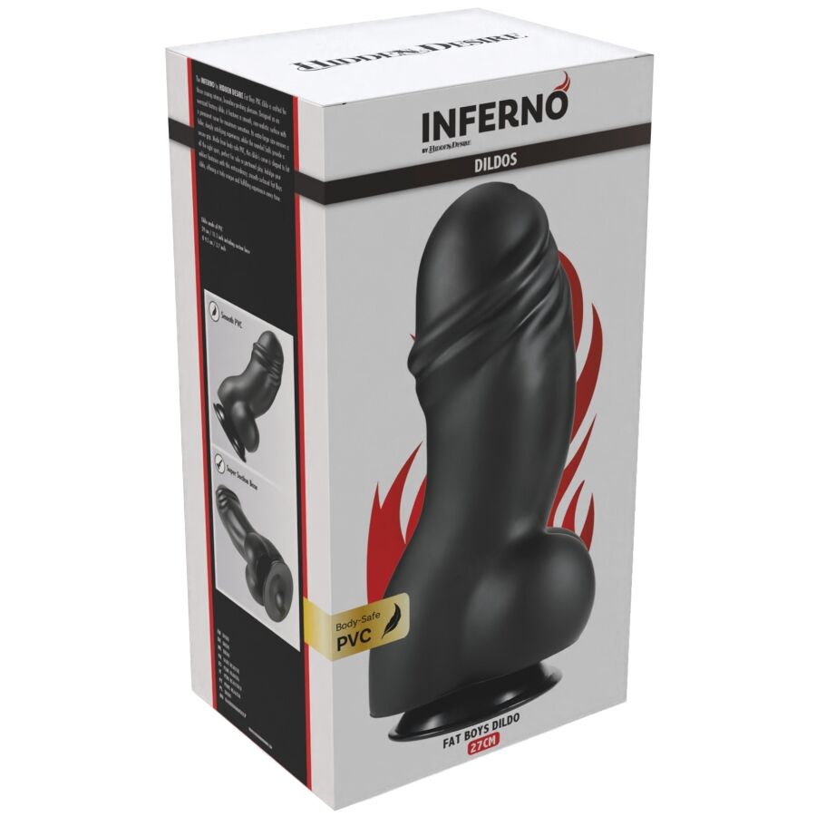 HIDDEN DESIRE - INFERNO FAT BOYS DILDO 27 CM 4 HIDDEN DESIRE - INFERNO FAT BOYS DILDO 27 CM - Imagen 4