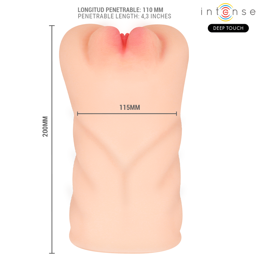 INTENSE DEEP TOUCH - KRISTA MASTURBADOR VAGINA CON EFECTO SUCCIÓN, VIBRACIÓN Y VOZ 1.2 KG 3 INTENSE DEEP TOUCH - KRISTA MASTURBADOR VAGINA CON EFECTO SUCCIÓN, VIBRACIÓN Y VOZ 1.2 KG - Imagen 3