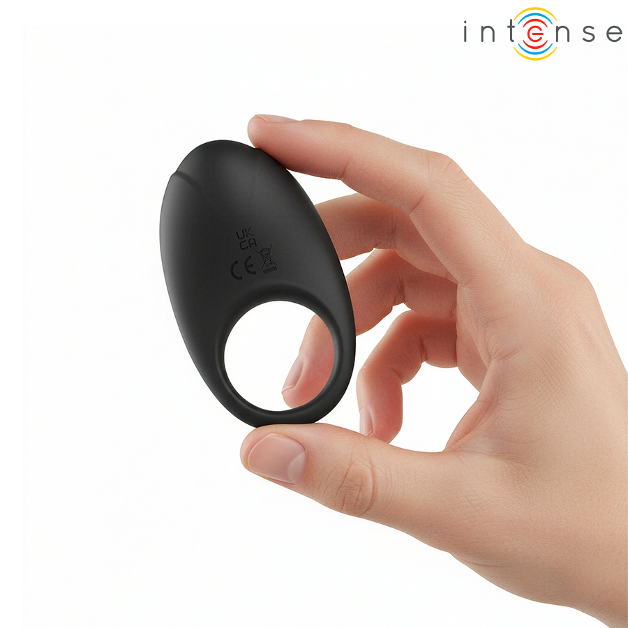 INTENSE - MERLOTTE ANILLO VIBRADOR CON ESTIMULACIÓN DE CLÍTORIS NEGRO 7 INTENSE - MERLOTTE ANILLO VIBRADOR CON ESTIMULACIÓN DE CLÍTORIS NEGRO - Imagen 7