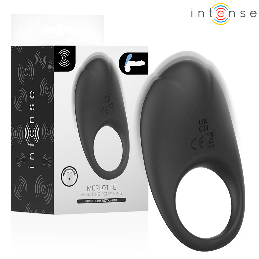 INTENSE - MERLOTTE ANILLO VIBRADOR CON ESTIMULACIÓN DE CLÍTORIS NEGRO 9 img 223747 f71fec44a81009e6e4fc803c124246d7 1