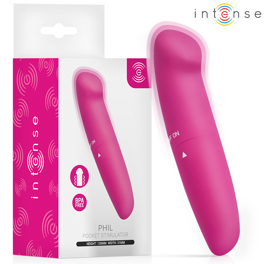 INTENSE - PHIL VIBRADOR PUNTO G ROSA 13 CM 4 img 224053 7e4239262a017f05c2d6d5f7bebb2214 1