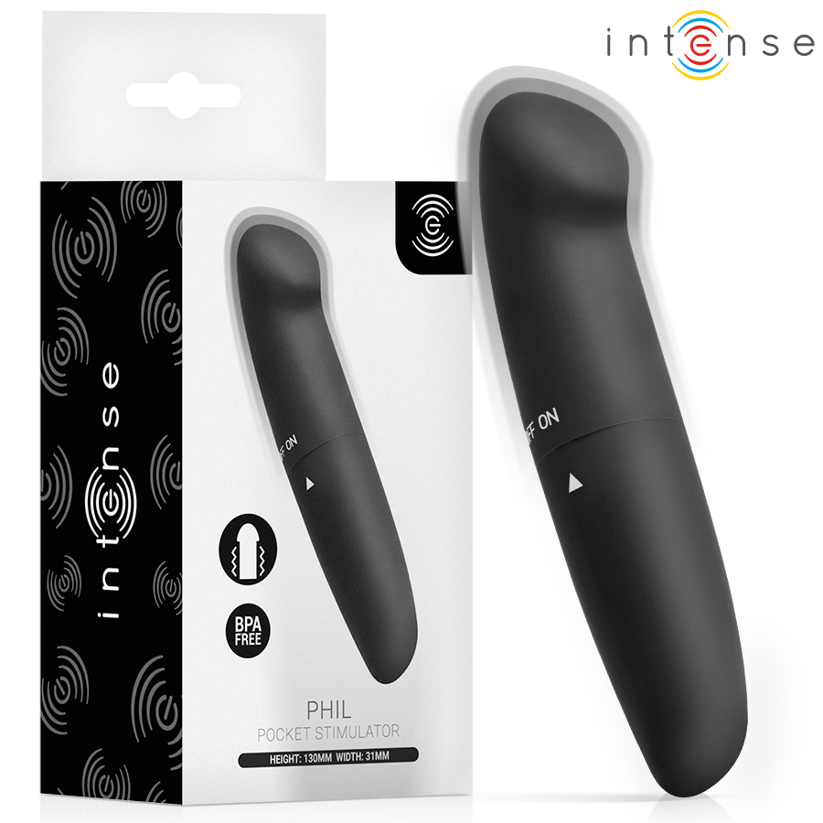 INTENSE - PHIL VIBRADOR PUNTO G NEGRO 13 CM 6 img 224058 b03ac8fcb42a94e1898e9719b69d7ebe 1