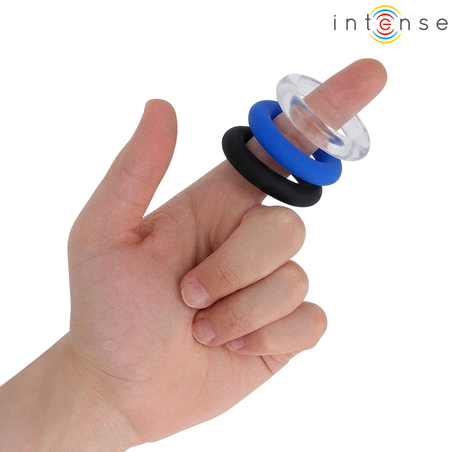 INTENSE - WICK SET DE 3 ANILLOS VARIOS COLORES 2 INTENSE - WICK SET DE 3 ANILLOS VARIOS COLORES - Imagen 2
