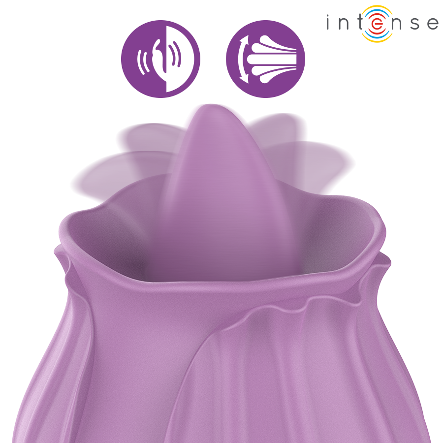 INTENSE - AZALEA FLOR ESTIMULADOR LENGUA BASE MAGNÉTICA 2 INTENSE - AZALEA FLOR ESTIMULADOR LENGUA BASE MAGNÉTICA - Imagen 2