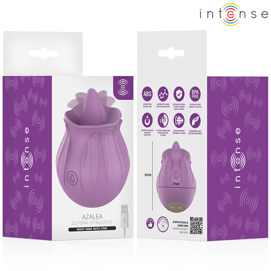 INTENSE - AZALEA FLOR ESTIMULADOR LENGUA BASE MAGNÉTICA 6 INTENSE - AZALEA FLOR ESTIMULADOR LENGUA BASE MAGNÉTICA - Imagen 6