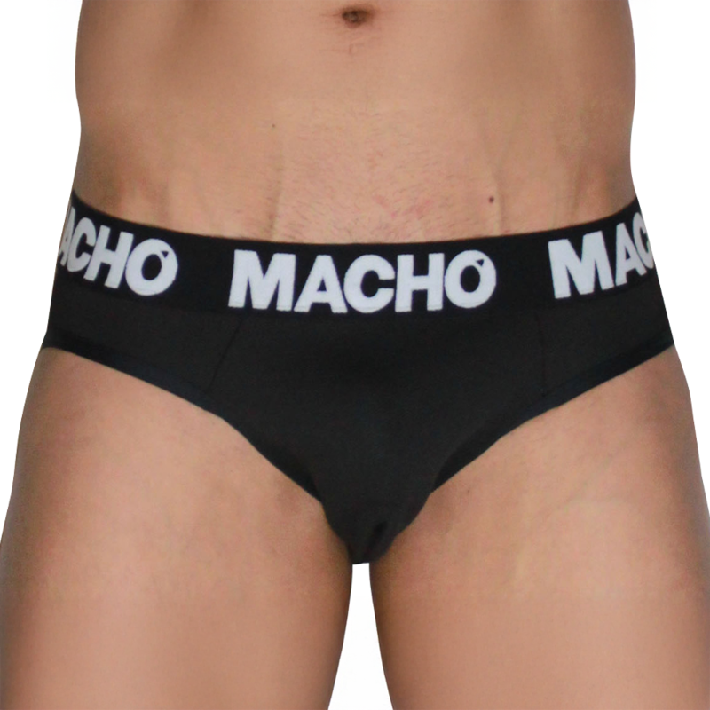 MACHO - MCH007 SLIP CLÁSICO NEGRO + NEGRO S 2 MACHO - MCH007 SLIP CLÁSICO NEGRO + NEGRO S - Imagen 2