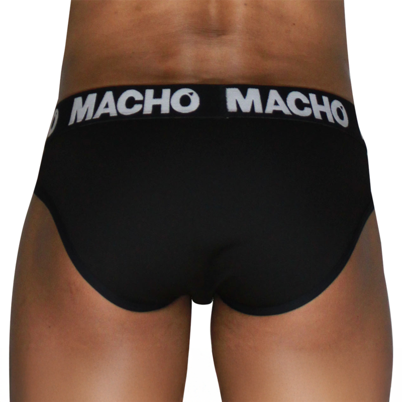 MACHO - MCH007 SLIP CLÁSICO NEGRO + NEGRO S 3 MACHO - MCH007 SLIP CLÁSICO NEGRO + NEGRO S - Imagen 3